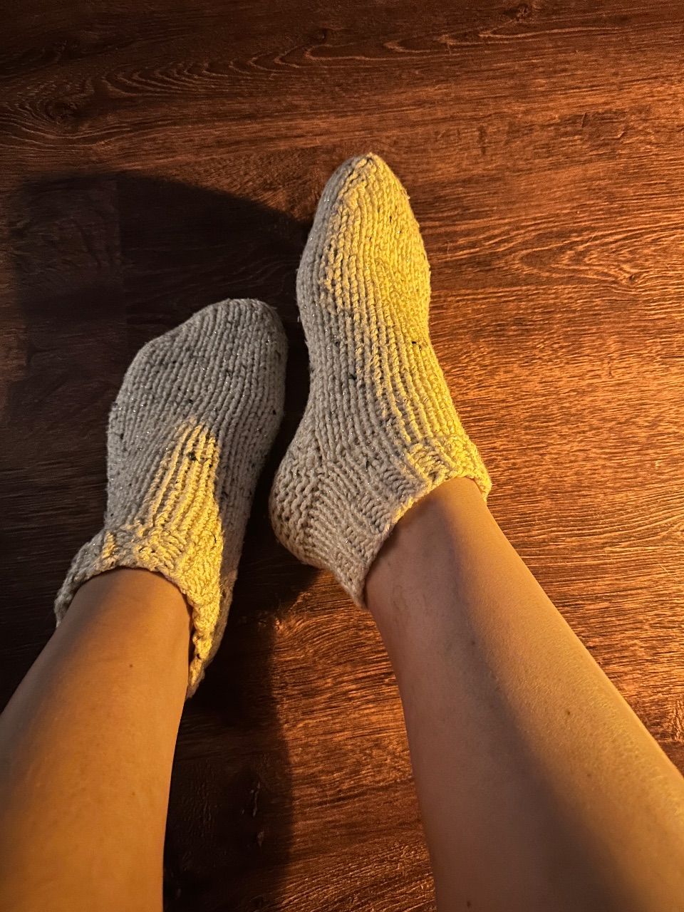 Getragene Wollsocken Size S