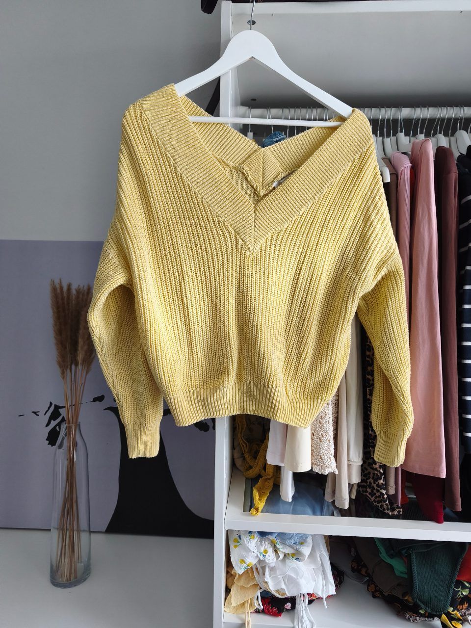 NA-KD NA-KD Strickpullover Gelb  Size S