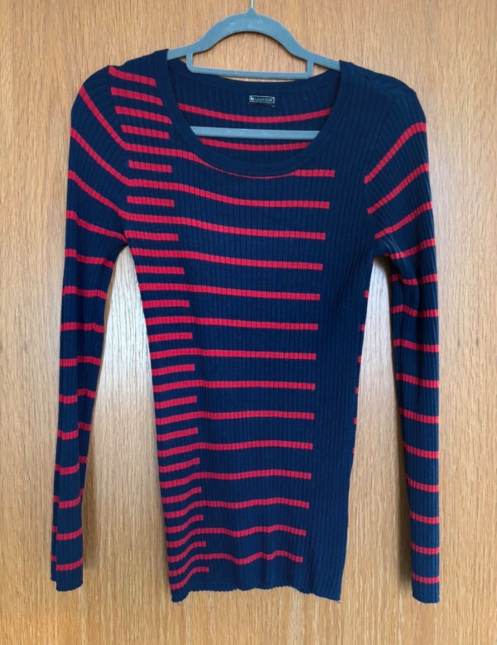 Laura Scott Laura Scott Pullover gestreift Navy-rot Gr. 36 Size S