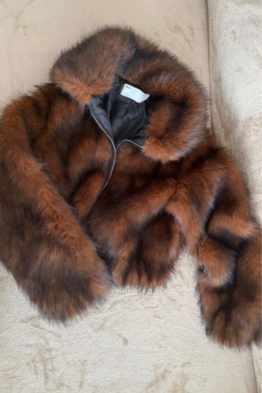 Asos Felljacke Size XS