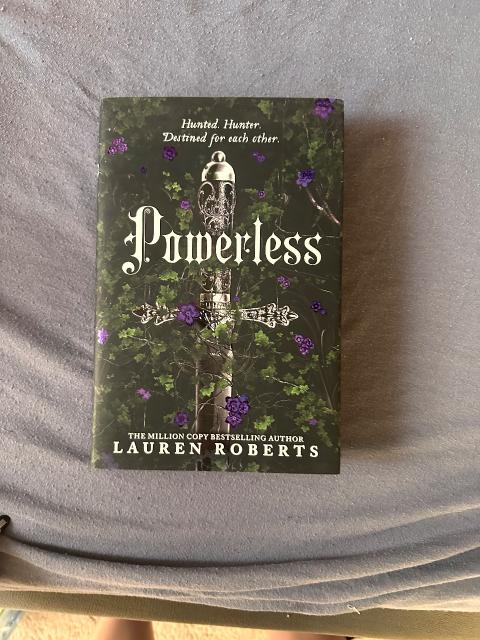 The Powerless Trilogy by Lauren Roberts in beautifull Hardcover with amazing dus