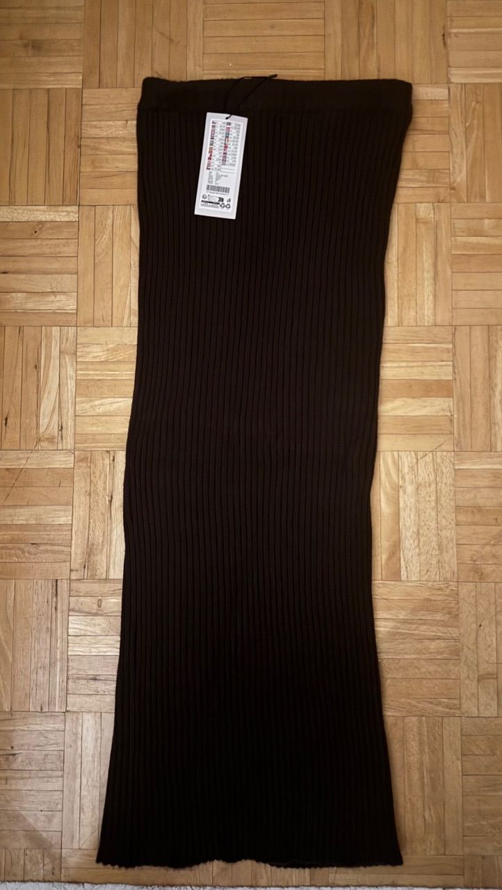 new yorker brauner strickrock Gr. M Size M