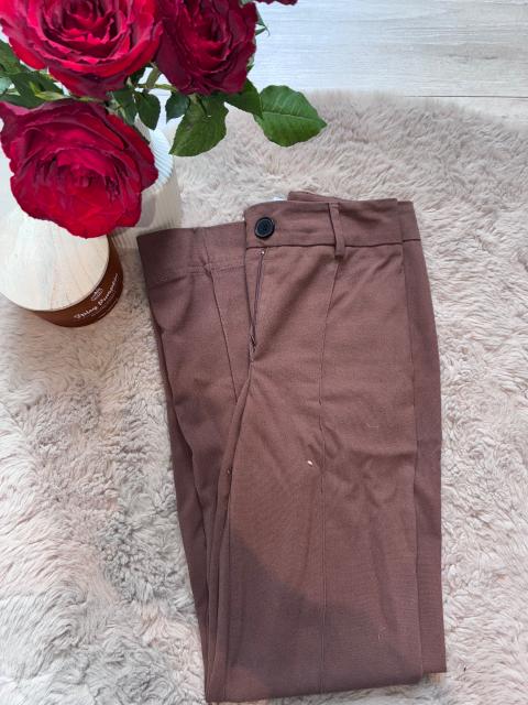 BERSHKA Braune Anzugshose Size XXS
