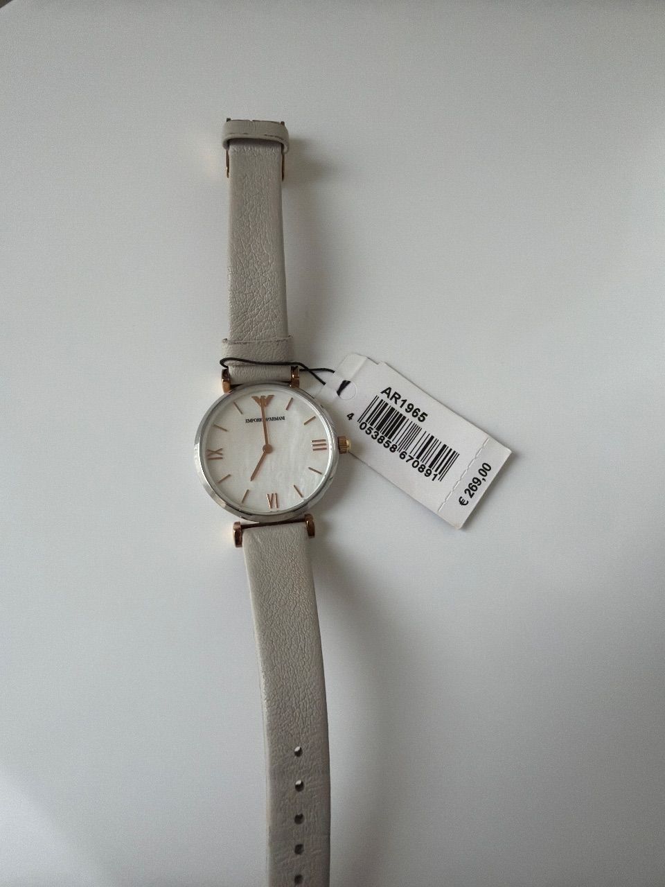 Emporio Armani Armani Uhr Damen Grau Original 