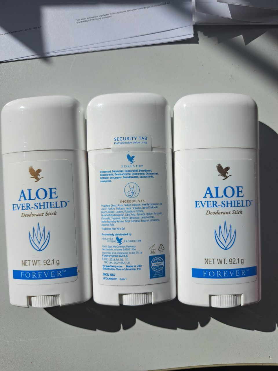 Aloe vera  3× Aloe vera forever Living Deotrand Sticks 