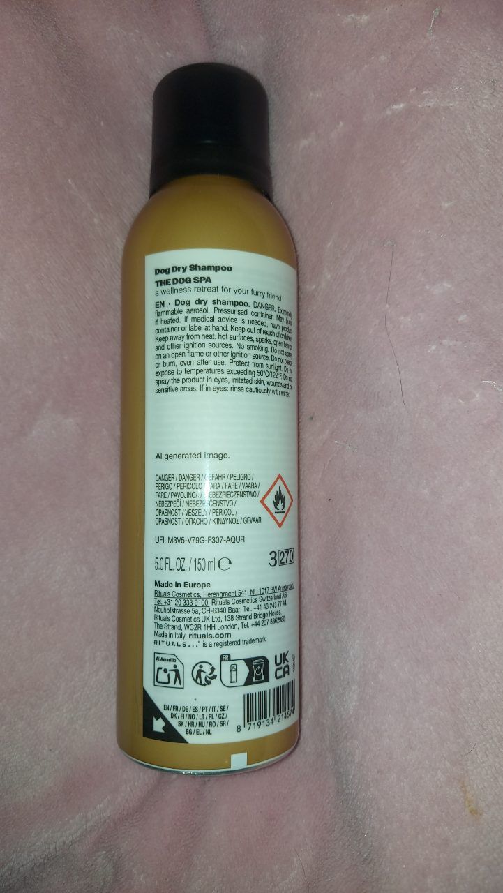 Rituals Rituals Hunde Trockenshampoo neu dog spa luxury