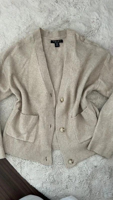 Ohne Marke New Yorker Cardigan - Größe M - Beige Size M