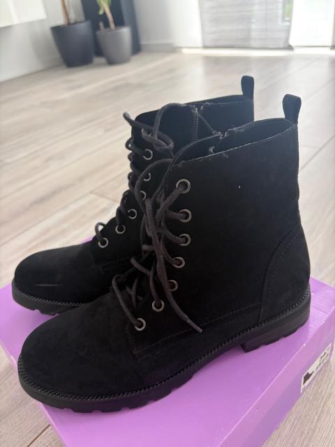 Graceland Graceland Schnürrboots Schwarz Gr.40 wie neu Size 40