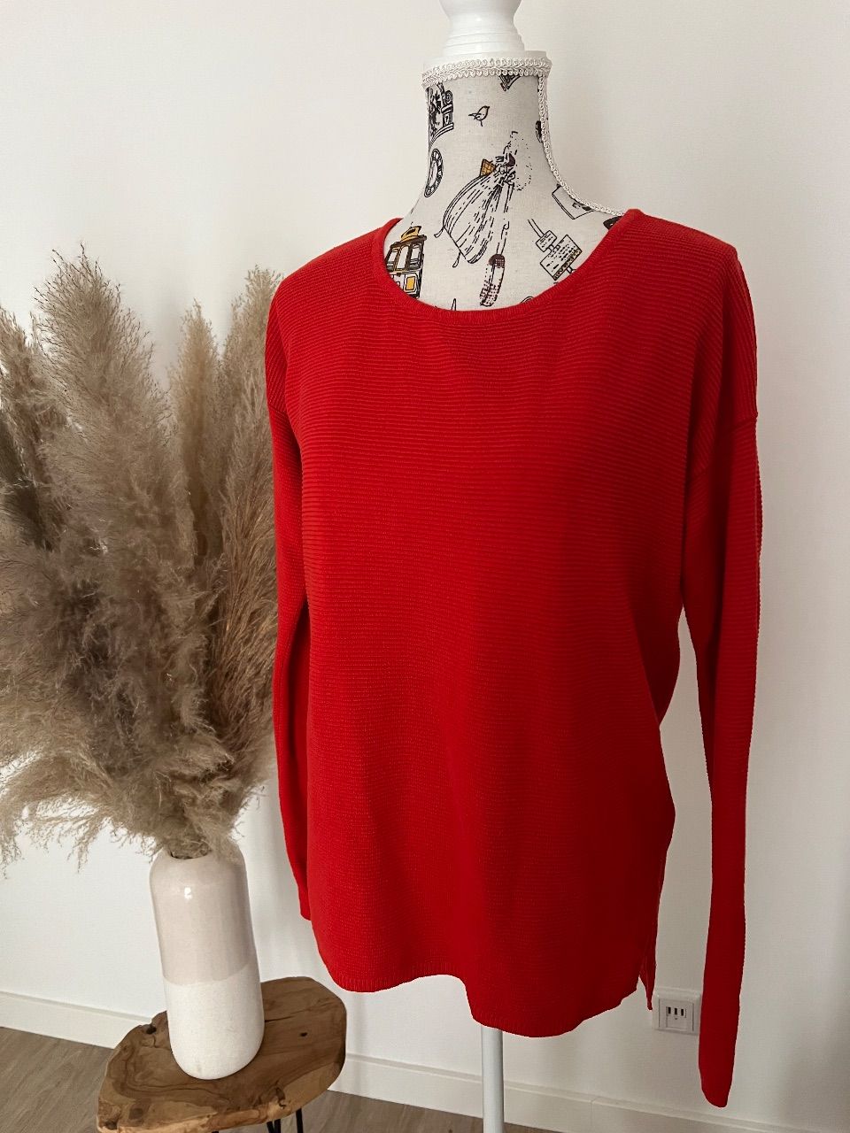 Rich&Royal Pullover Rich&Royal rot Gr. S Size S