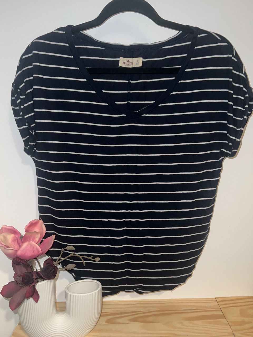 Hollister Hollister TShirt Gr. S Blau gestreift Size S