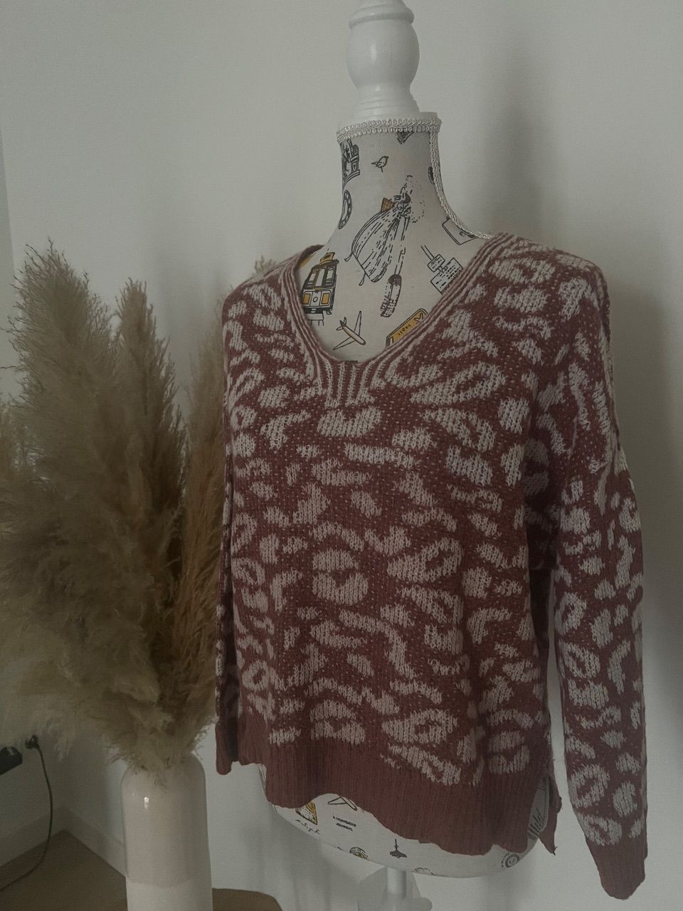 Heartkiss Pullover Animalprint Gr. S Size S
