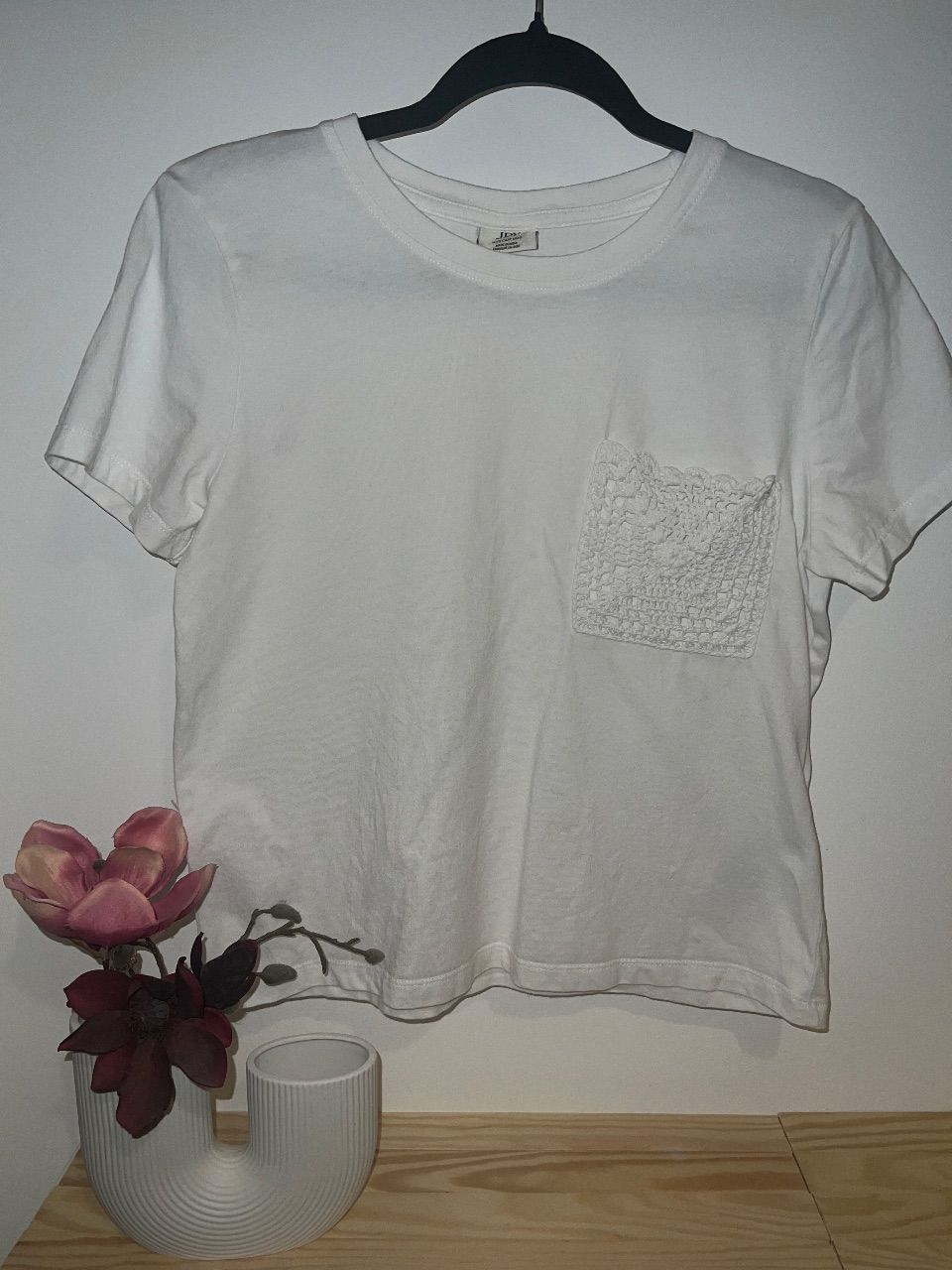 JDY JDY TShirt Boho Style Häkeltasche Gr. S Size S