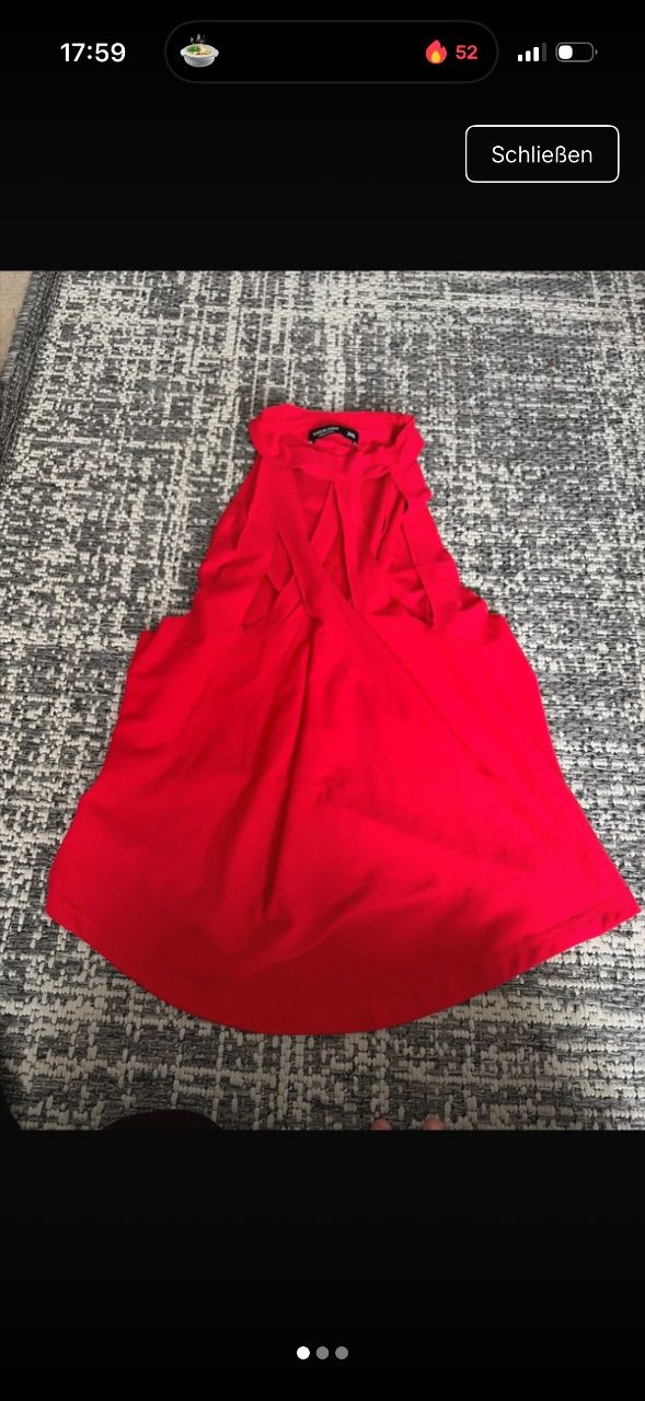 Shein  Shein top in rot  Size XL