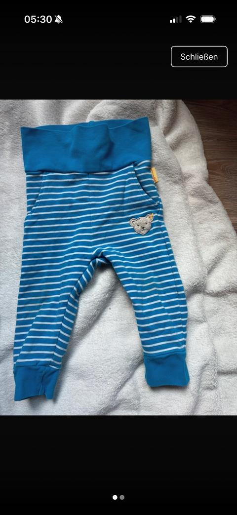 Steiff Steiff Hose in blau Size 68