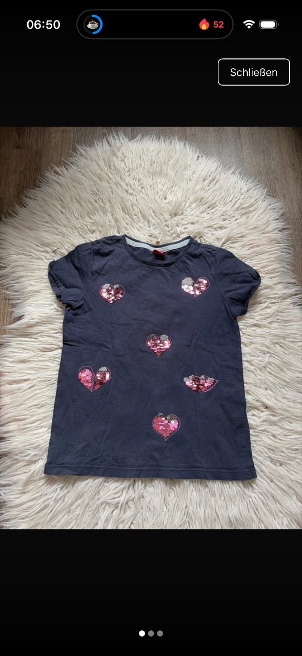 S Oliver  S Oliver Shirt in blau  Size 116