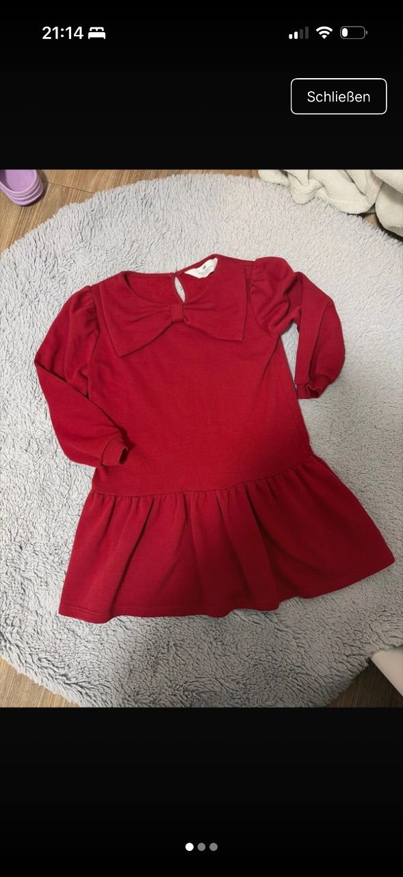H&M Rotes Kleid  Size 110
