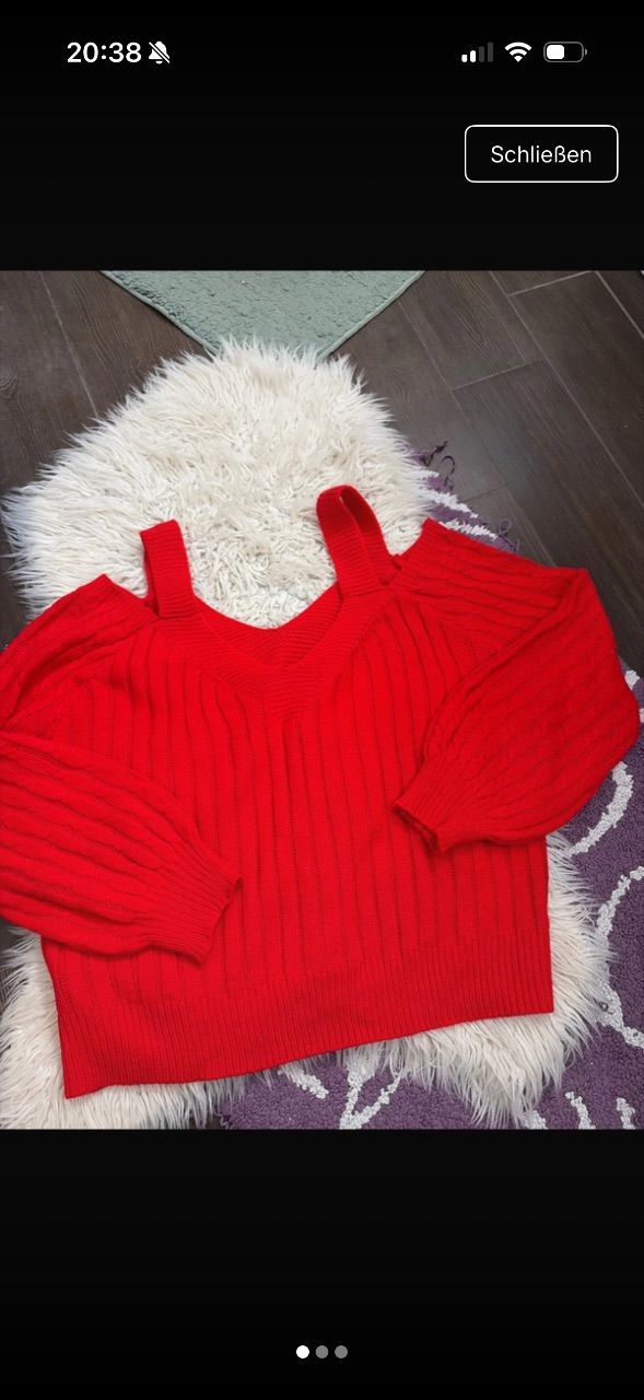 Shein  Shein Pulli in rot  Size XL
