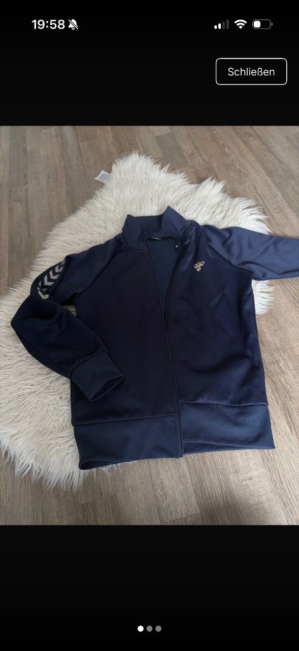 Himmel Strickjacke in blau 