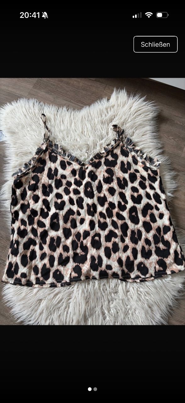 Shein  Stein top in Leo  Size XL