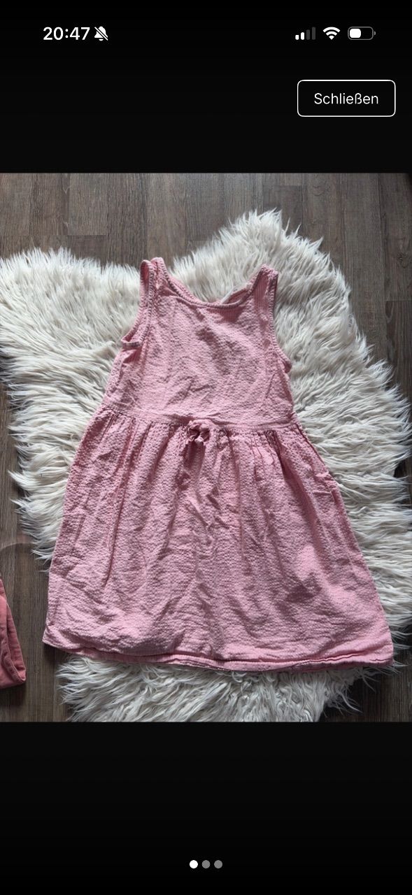H&M H&m Kleid Rosa Size 116