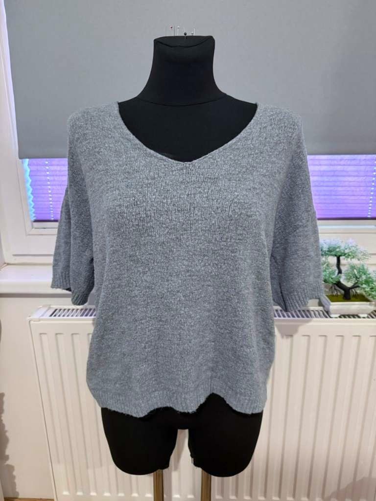 Ohne Marke Leichter Pullover - Hellblau Size Einheitsgröße