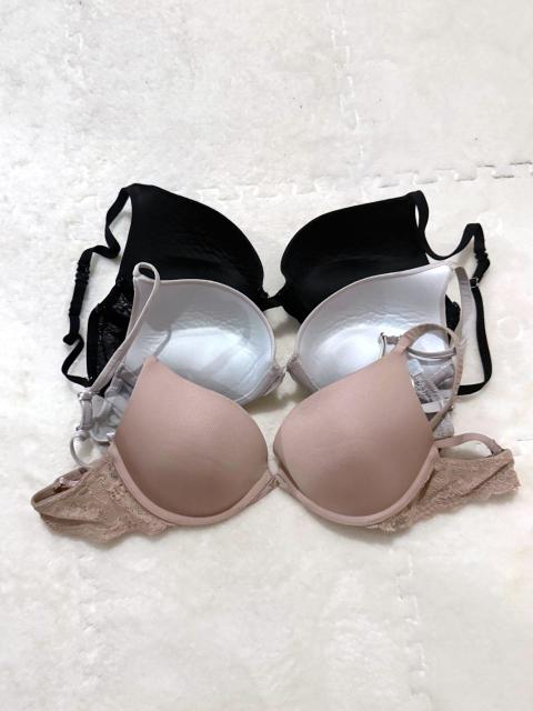 Hunkemöller Hunkemöller BH-Set (3 Stück) - Gr. 70C – Spitze & verschiedene Farben
