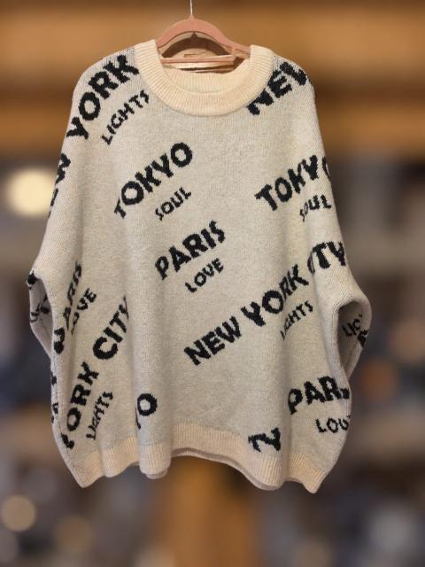 Vero Moda Vero Moda Oversize Pullover Gr. 52/54 City Print Size 52