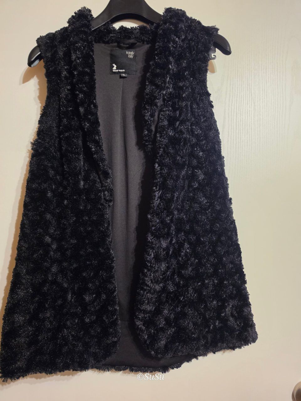 Tally Weijl  Tally Weijl Flauschweste Kunstfell schwarz Gr. 36 Size 36