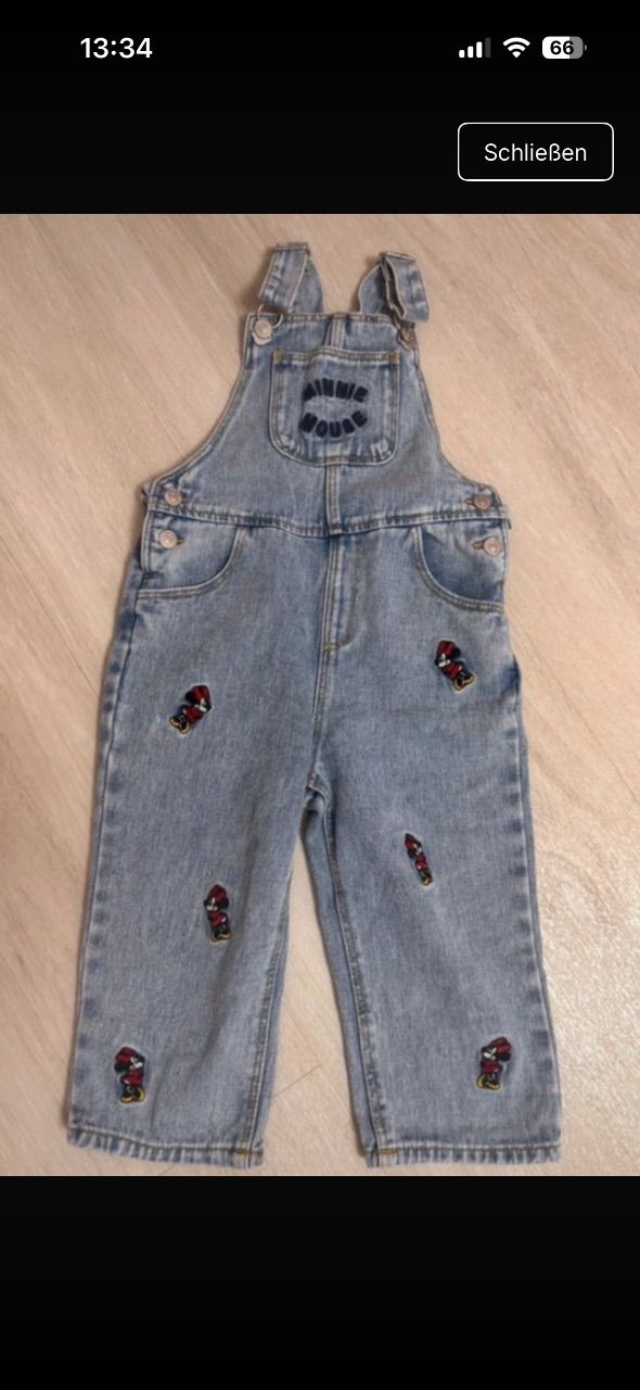 Zara Latzhose Minnie Mouse  Size 92