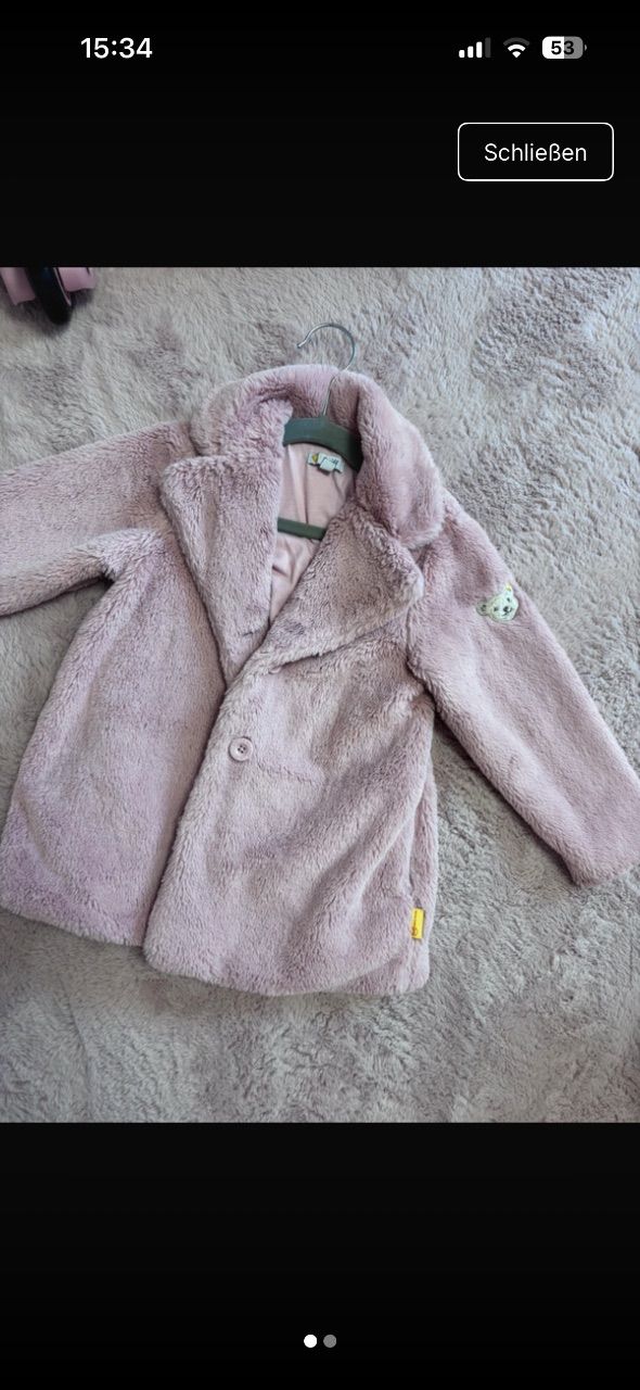 Steiff Steiff Kuschel Mantel  Size 98