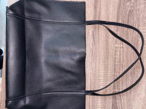 Ohne Marke große, schwarze Shopper bag