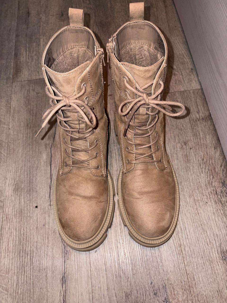 Winterboots beige/ Catwalk/ innen gefüttert/ Größe 42