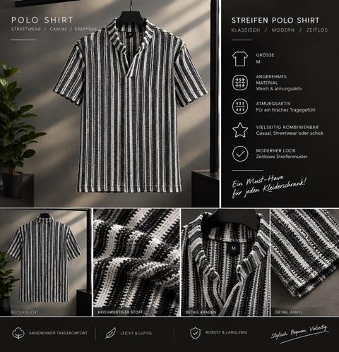New Yorker Gestreiftes Hemd Size M
