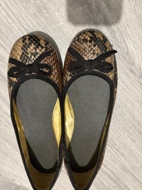 Anne.L Schlangenmuster Ballerinas mit Schleife – Gr.38 Size 38