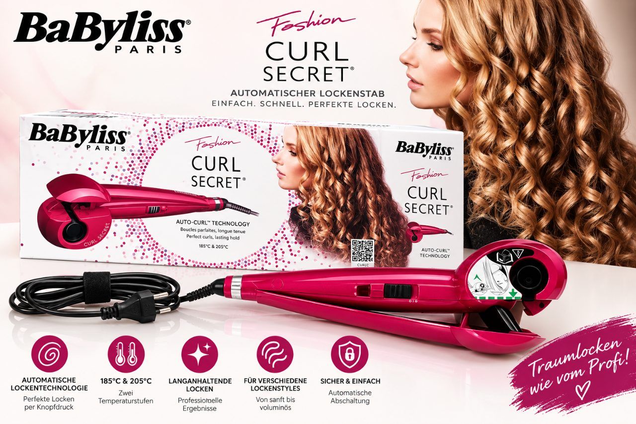 BaByliss Curl Secret Lockenstab pink
