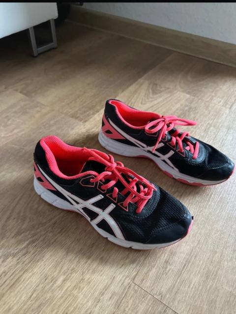 Asics Schwarz/Pink Asic Hallenschuhe größe 36 Size 36