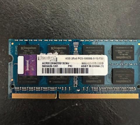 Kingston Kingston 4 GB RAM DDR3