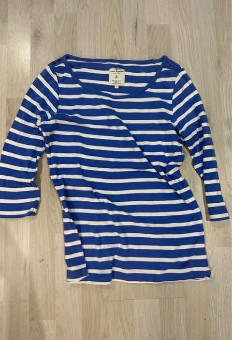 Tom Tailor Gestreiftes Blaues Oberteil Size L