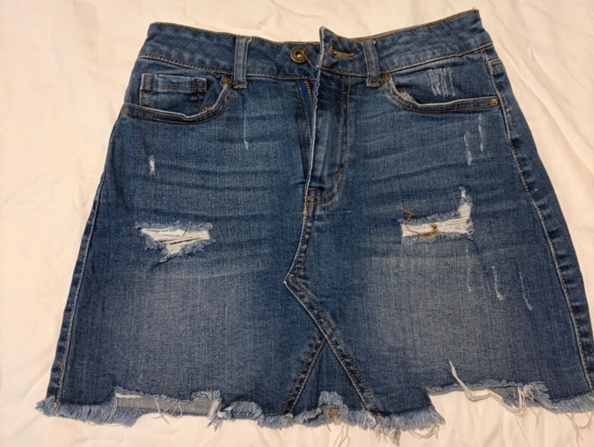 Wax Jean Jeansrock Size S