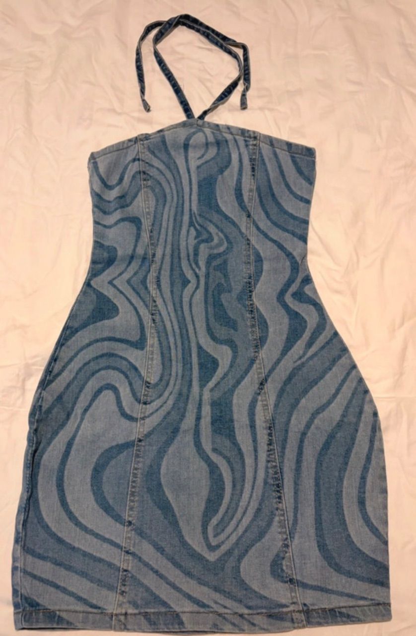 FB Sisters Kurzes Jeanskleid Size XS