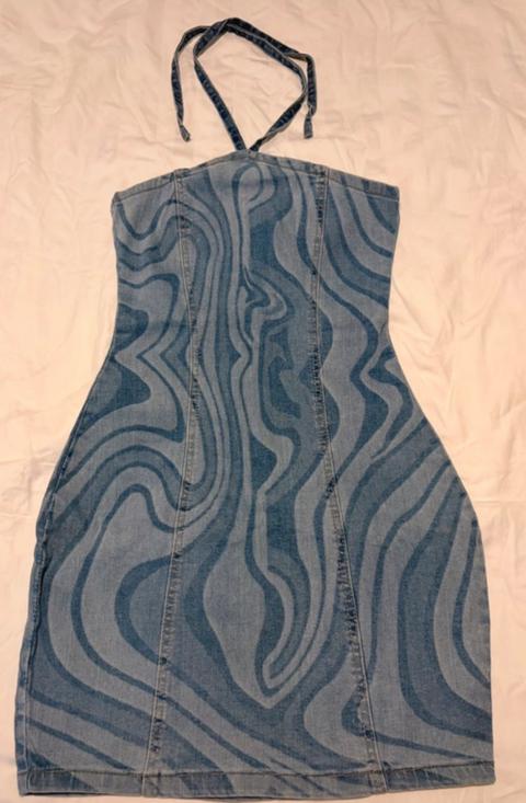 FB Sisters Kurzes Jeanskleid Size XS