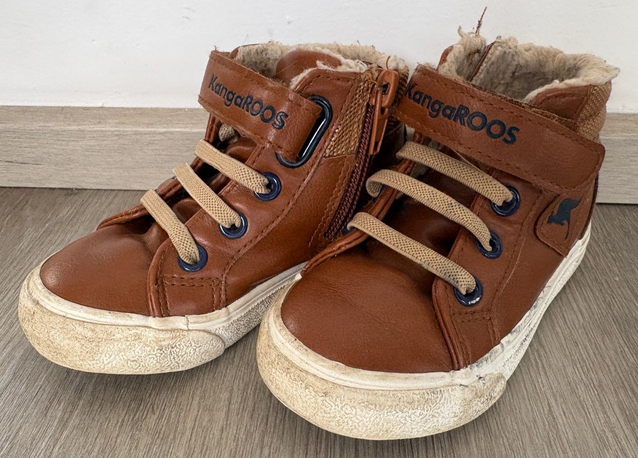 KangaROOS  KangaROOS Kinder Boots / Winterschuhe / Stiefel / Schuhe - braun - gefüttert 22 Size 22