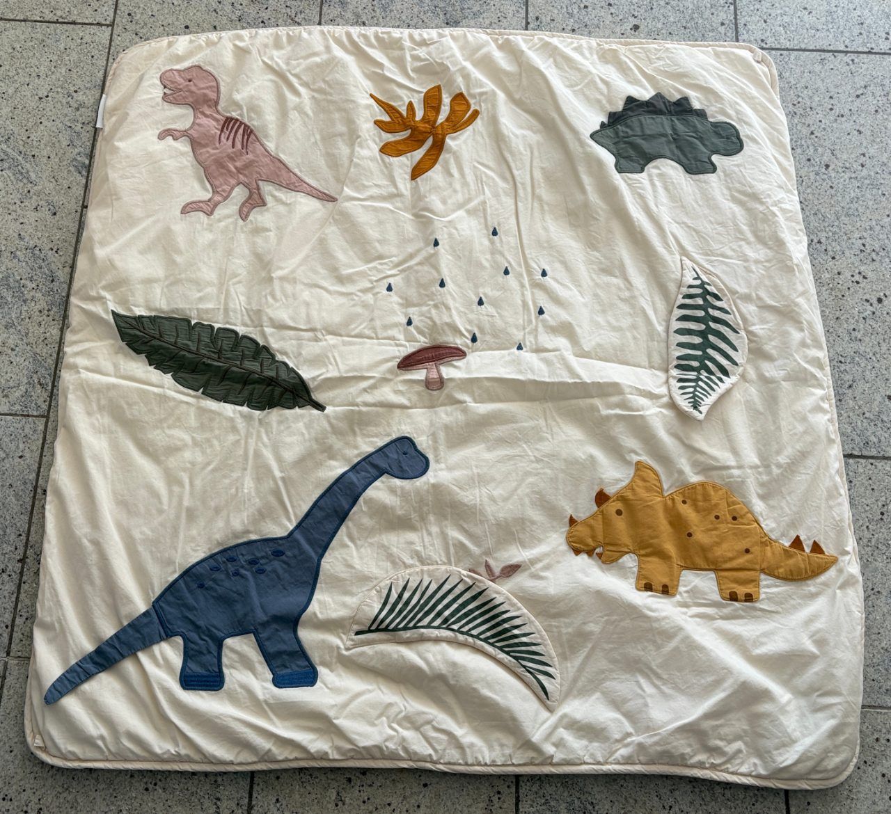 Liewood LIEWOOD Spieldecke Glenn Krabbeldecke Dino Bio-Baumwolle 110x110 *TOP*