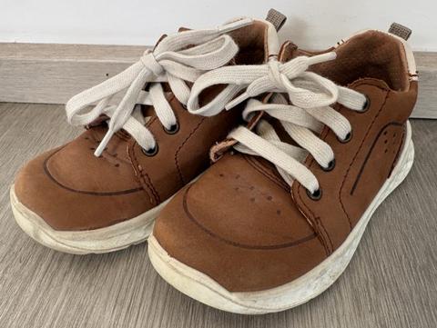 SUPERFIT Halbschuhe / Sneaker / Schuhe - Leder - braun - Gr. 23 *LOOK*