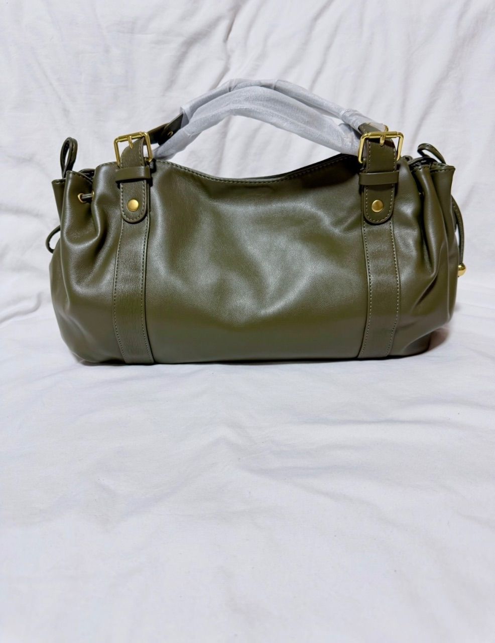 Gerard Darel Große khaki City Bag im 24H Look | Gérard Darel inspired