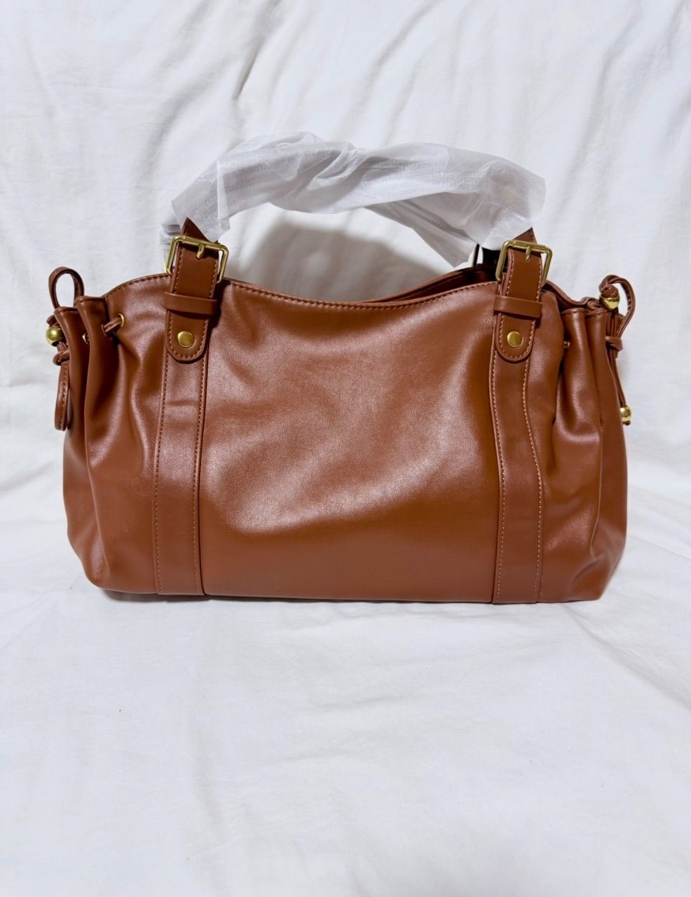 Gerard Darel Braune 24H Style Schultertasche | große City Bag Gérard Darel inspiriert