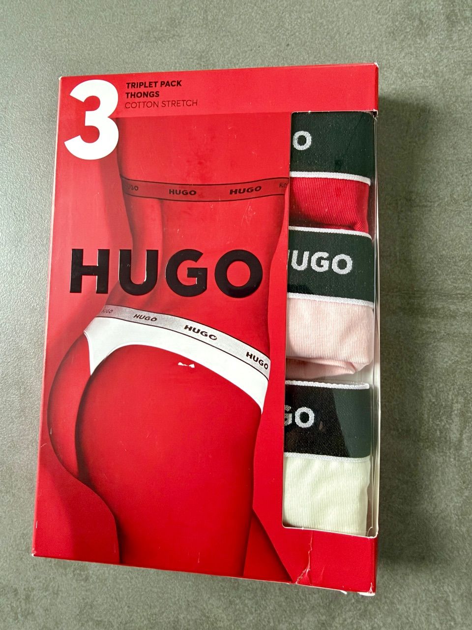 Hugo  HUGO Triplet Thong Stripe  Gr. M  Size M