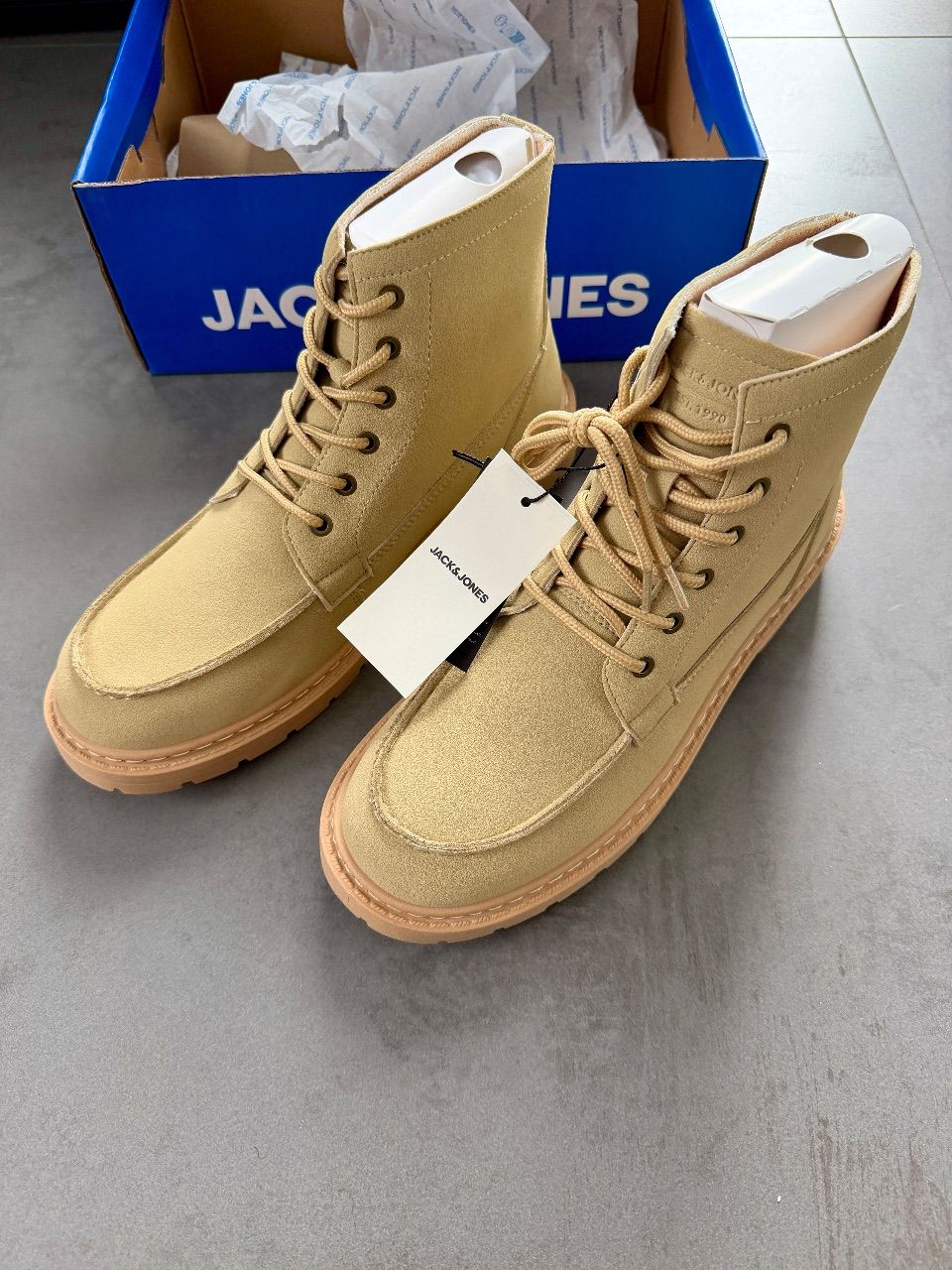 JACK & JONES Jfwbroadway Syn Suede Boot Herren Größe 45