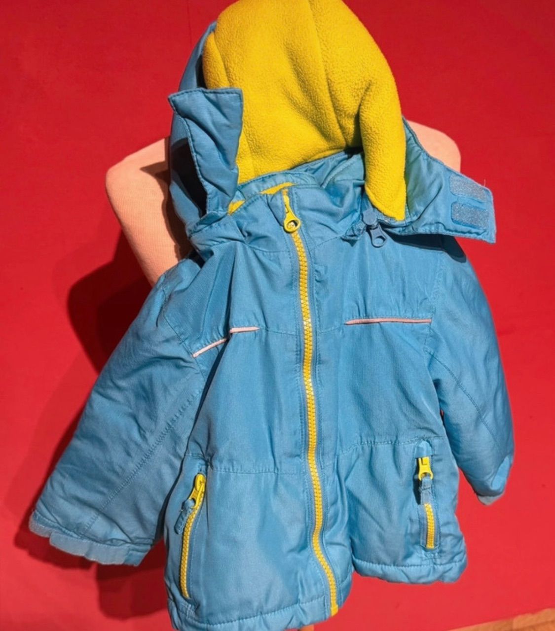 Impidimpi sehr schöne warme türkisfarbene Kinderjacke Marke Impidimpi Size 86