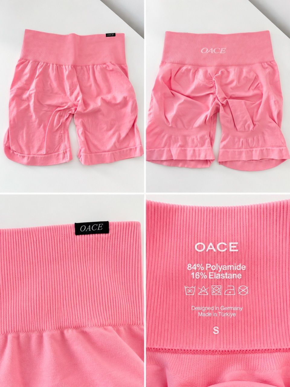 OACE  OACE Seamless Shorts / Biker Shorts – Pink – Größe S Size S